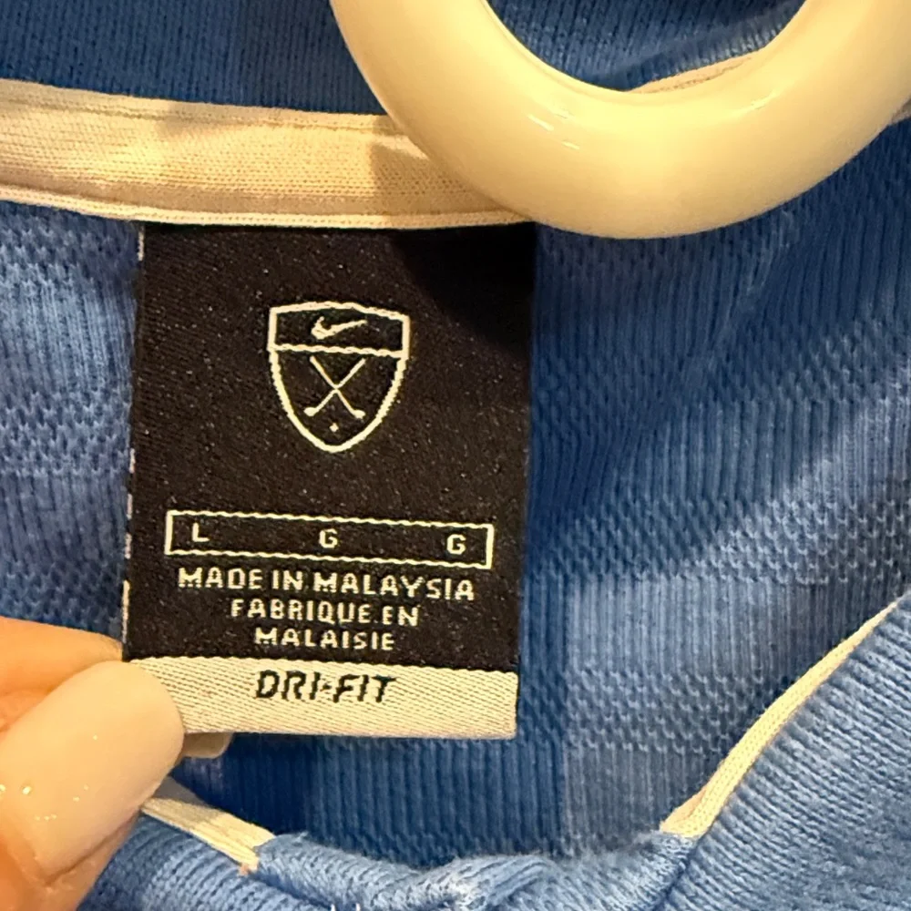 Nike Classic Blue Polo Shirt. Size large